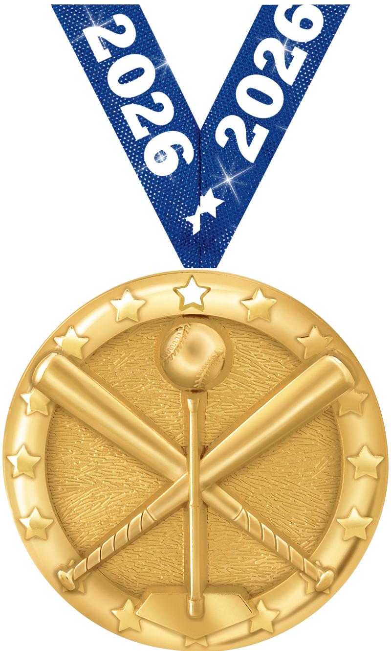 2"BLAZE T-BALL MEDAL GOLD