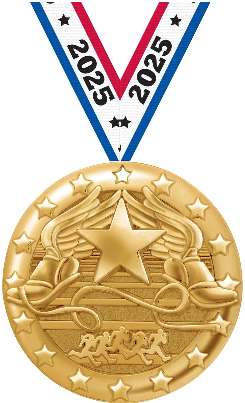 2" BLAZE WINGED FOOT MDL GLD