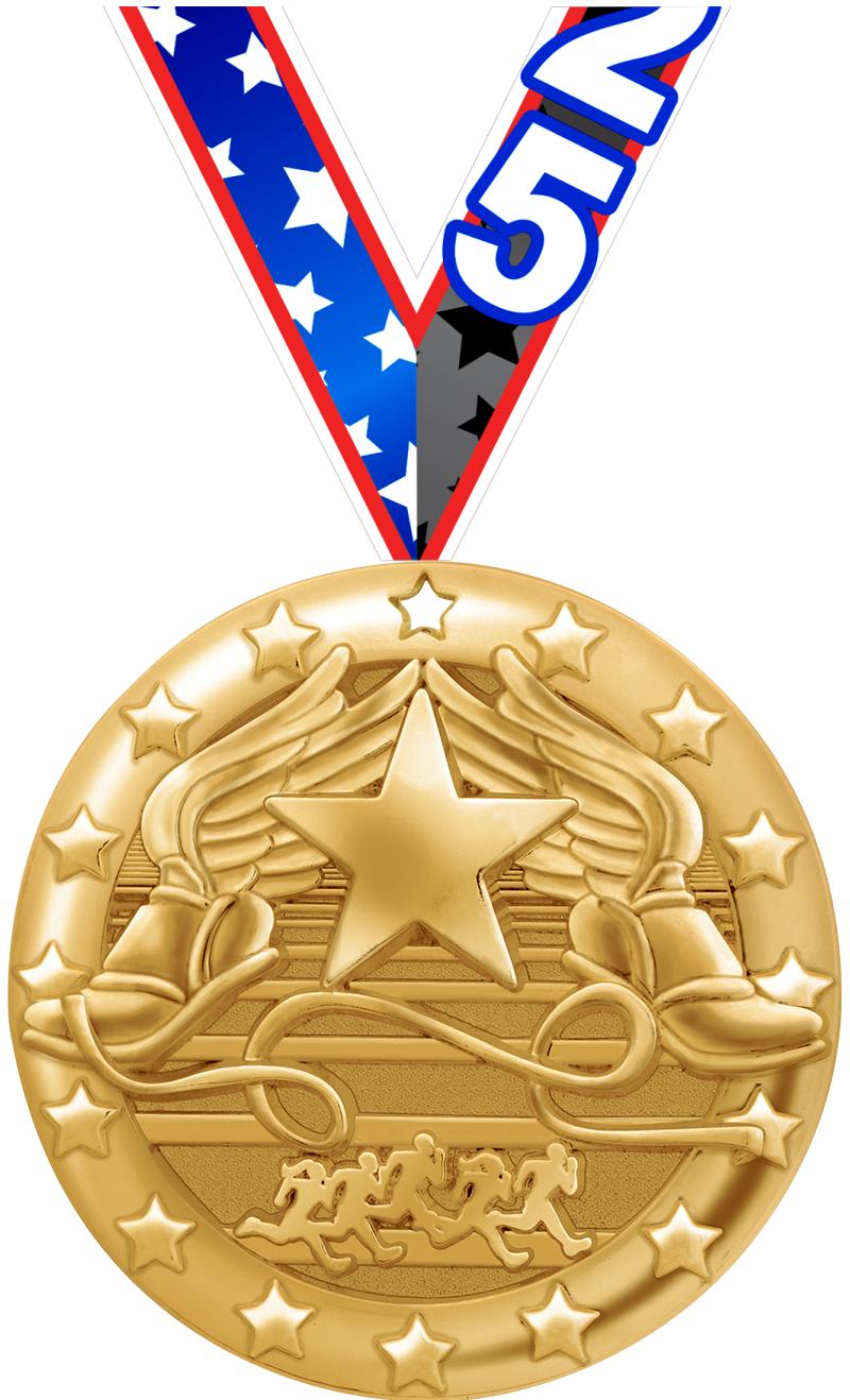 2" BLAZE WINGED FOOT MDL GLD