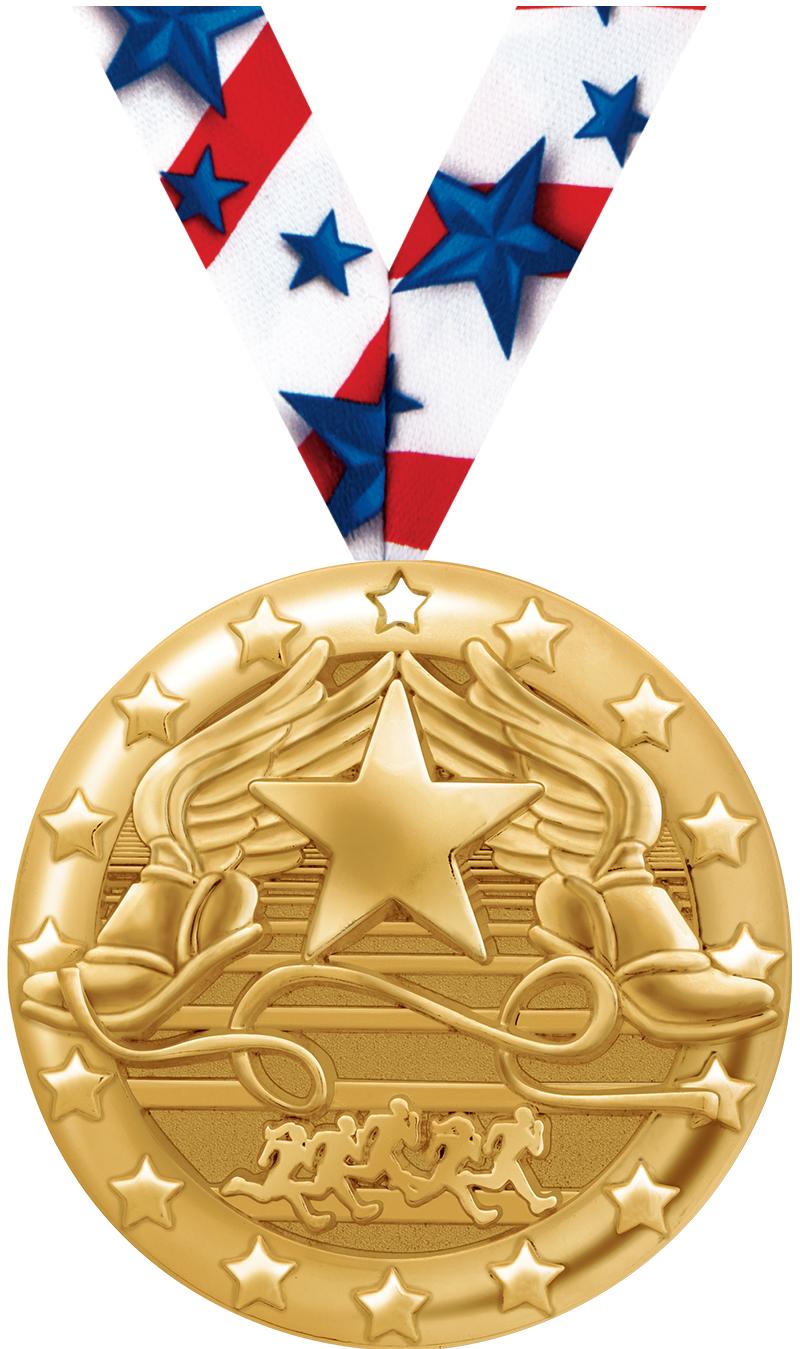 2" BLAZE WINGED FOOT MDL GLD