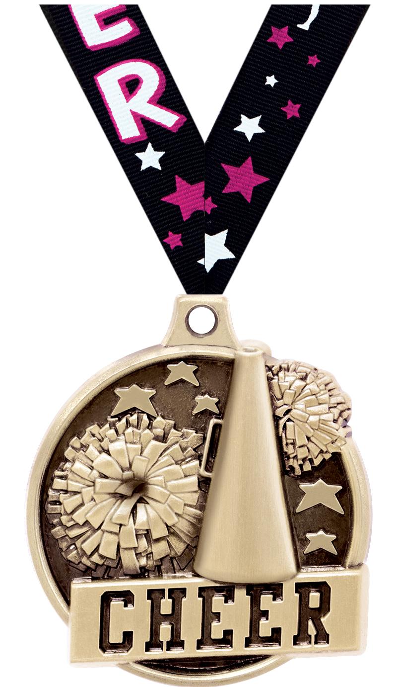 1.5"3D CHALLENGER CHEER GOLD