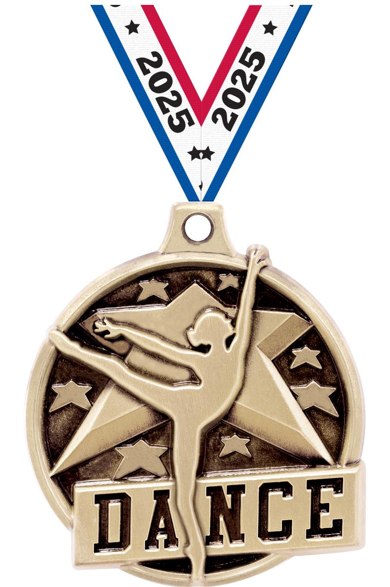 1.5"3D CHALLENGER DANCE GOLD