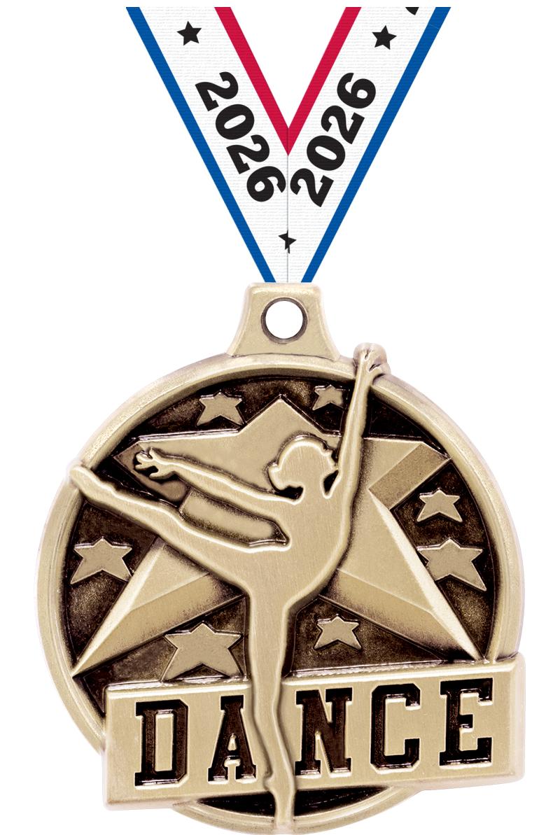 1.5"3D CHALLENGER DANCE GOLD