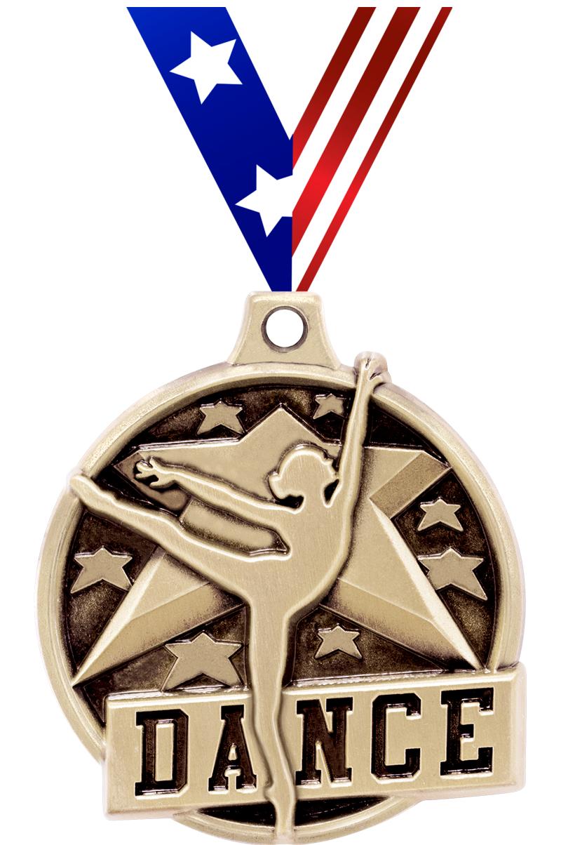 1.5"3D CHALLENGER DANCE GOLD