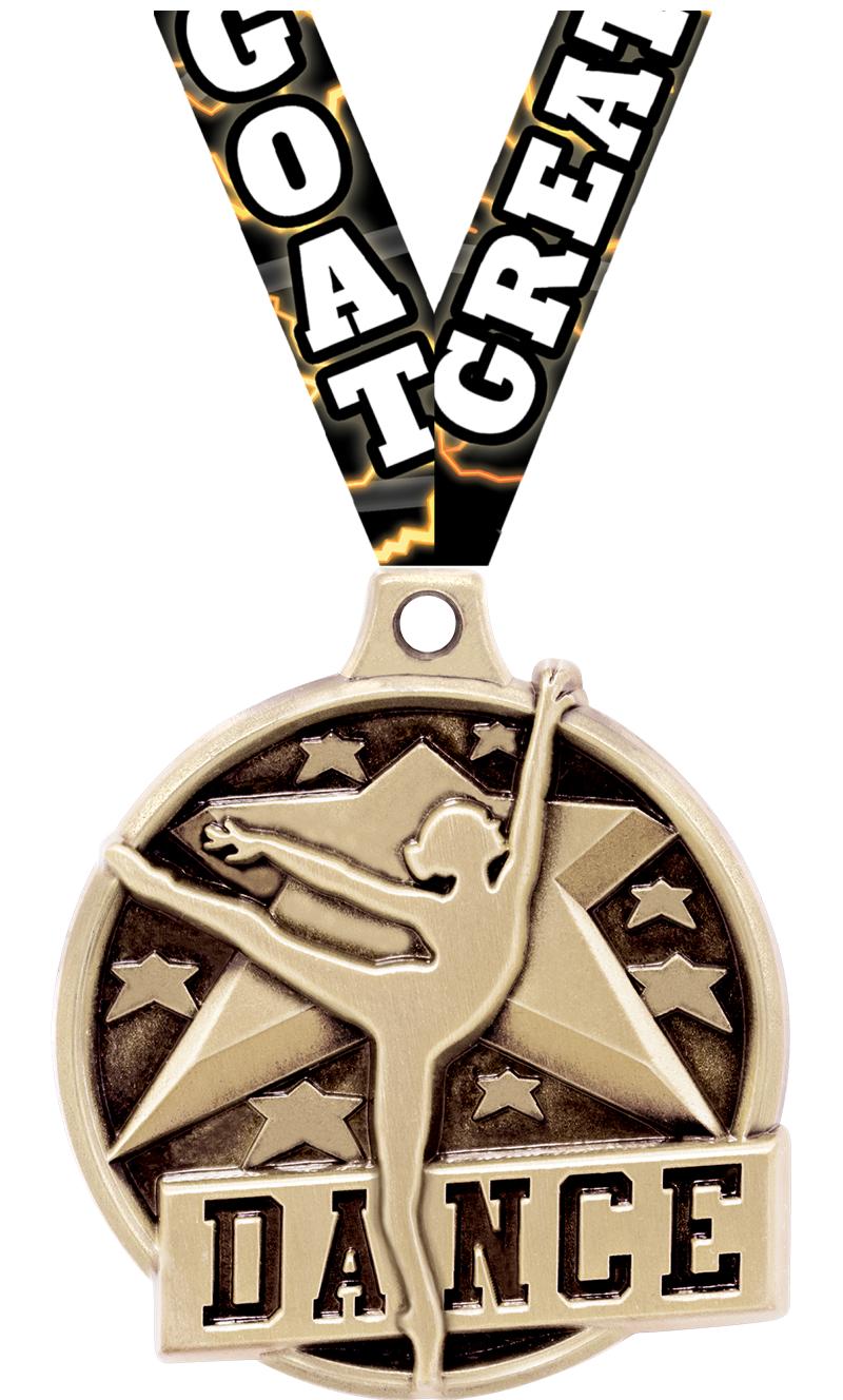 1.5"3D CHALLENGER DANCE GOLD