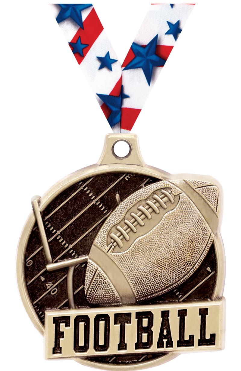 1.5"3D CHALLENGER FOOTBALL GLD