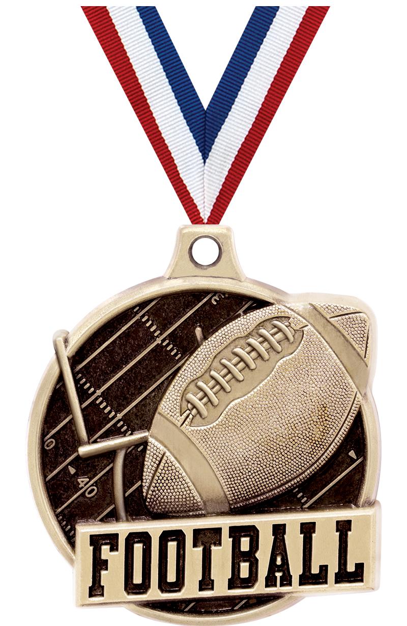 1.5"3D CHALLENGER FOOTBALL GLD