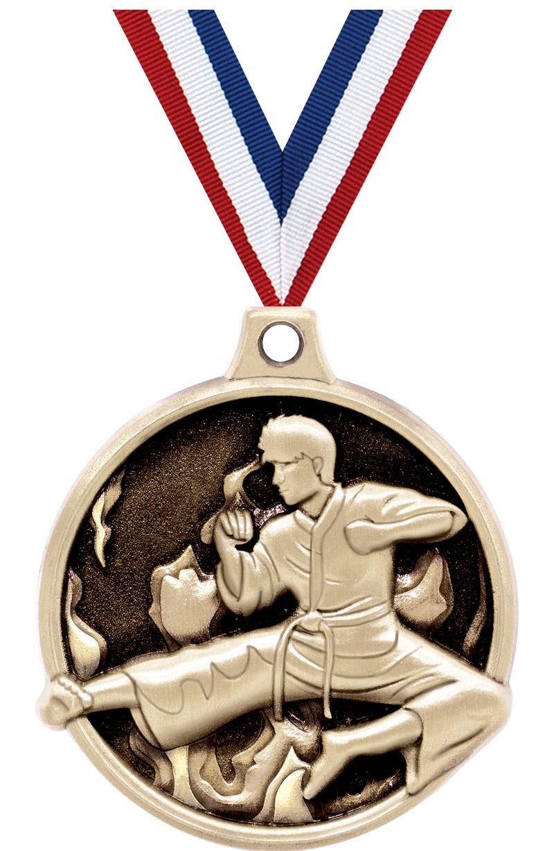 1.5"3D CHALLNGR MARTIAL ART GD