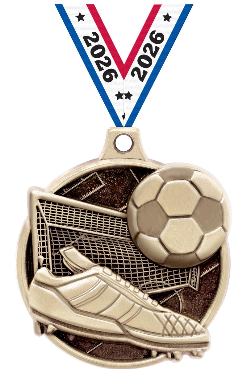 1.5"3D CHALLENGER SOCCER GOLD