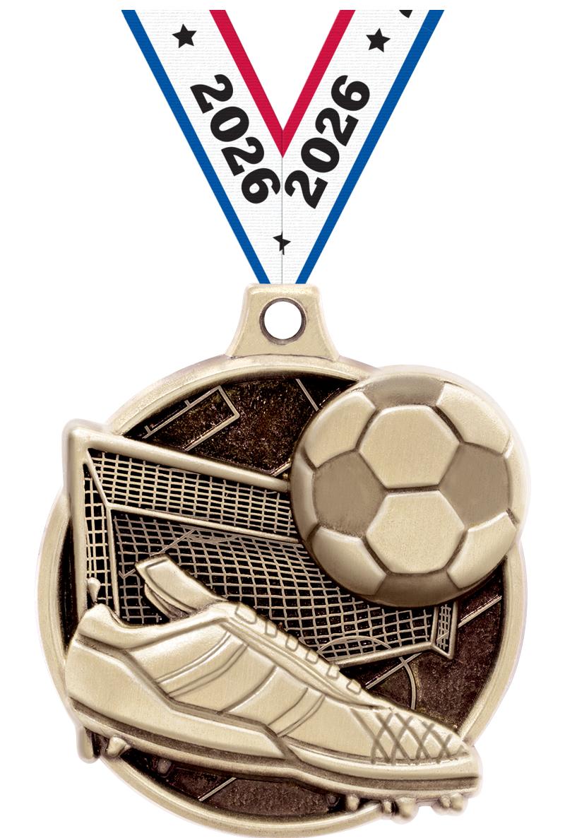 1.5"3D CHALLENGER SOCCER GOLD