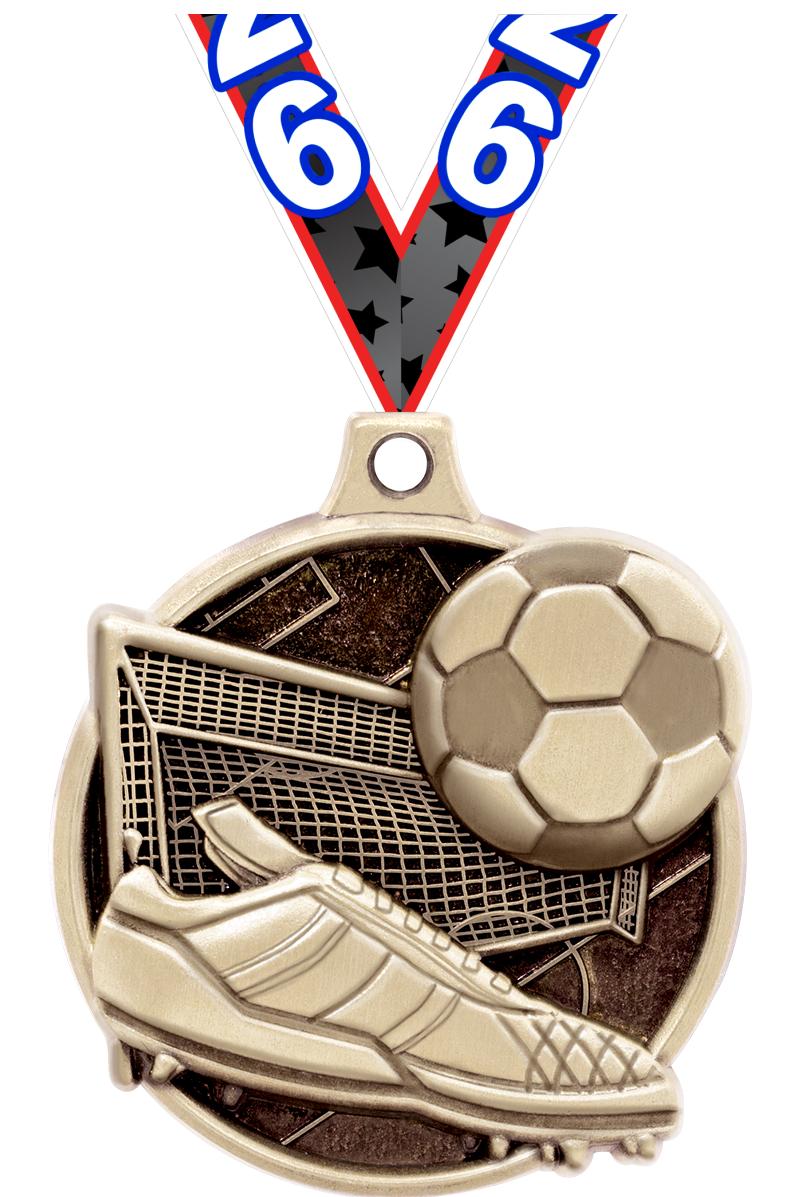 1.5"3D CHALLENGER SOCCER GOLD