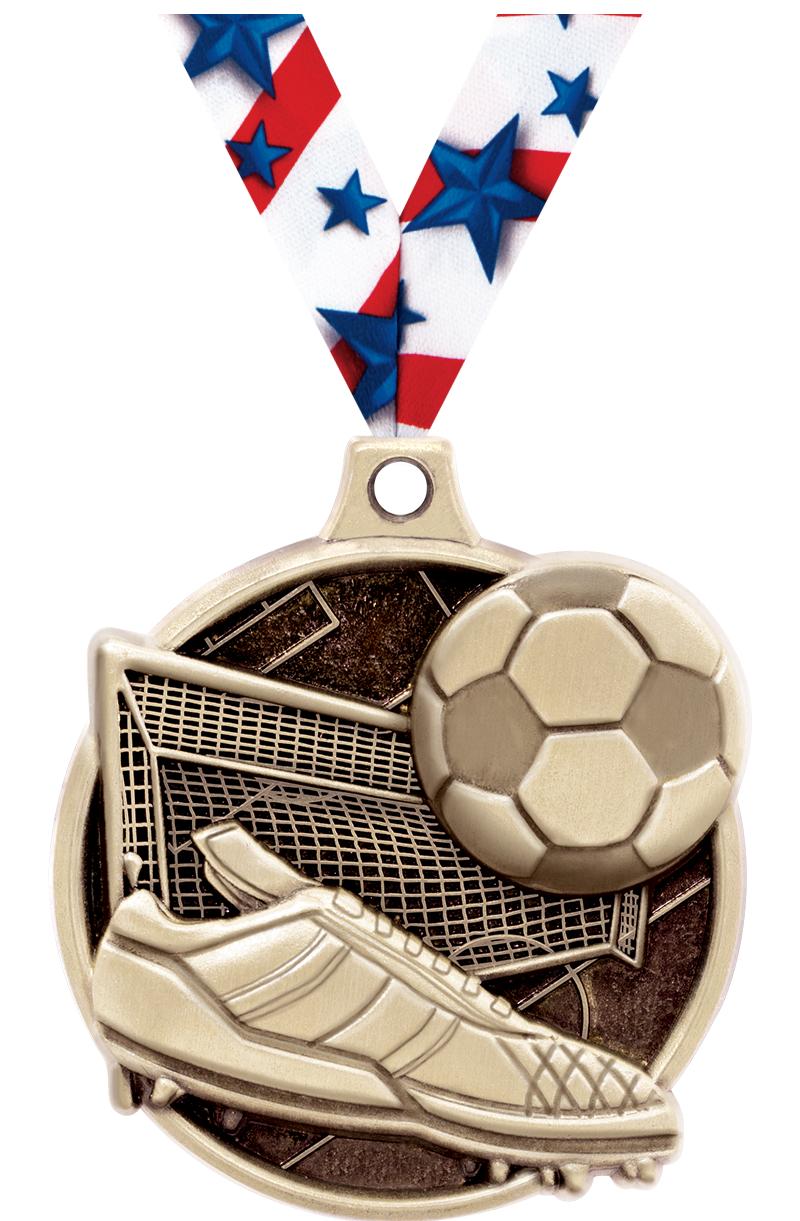 1.5"3D CHALLENGER SOCCER GOLD