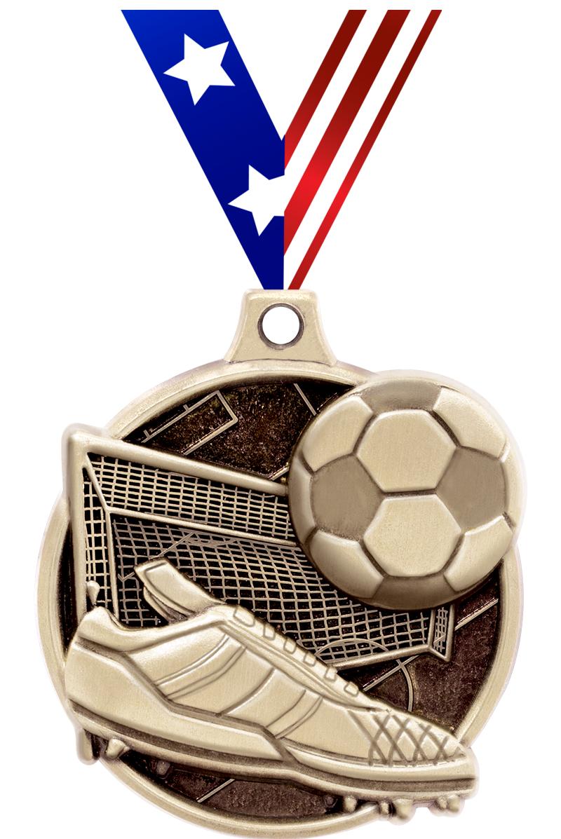 1.5"3D CHALLENGER SOCCER GOLD
