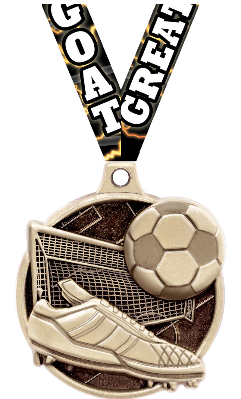 1.5"3D CHALLENGER SOCCER GOLD