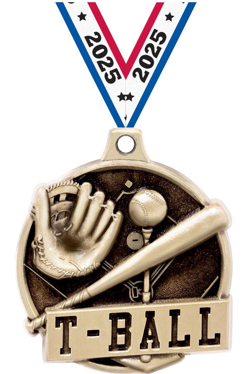 1.5" 3D CHALLENGER T-BALL GOLD