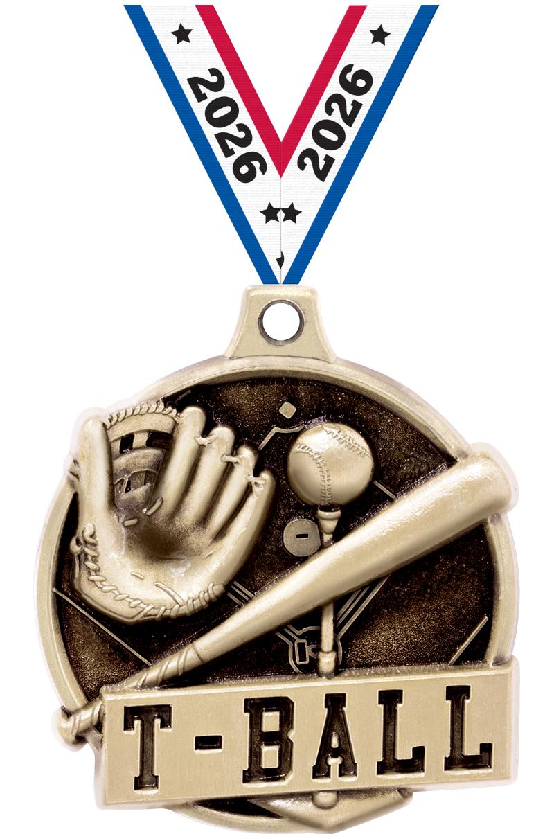 1.5" 3D CHALLENGER T-BALL GOLD