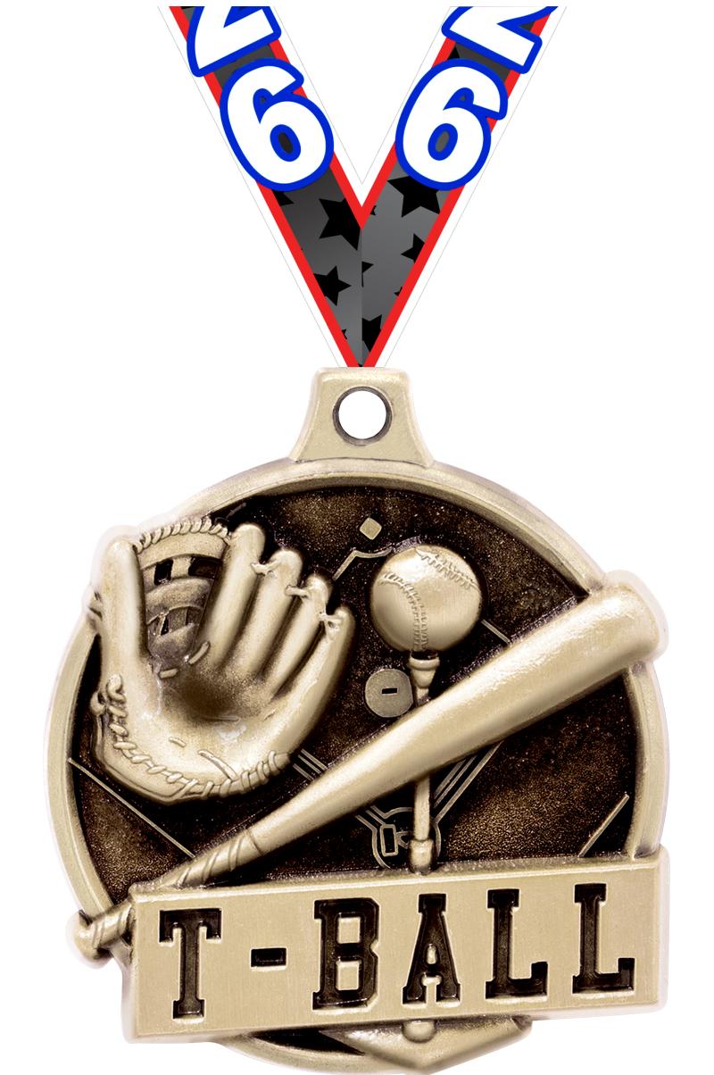 1.5" 3D CHALLENGER T-BALL GOLD