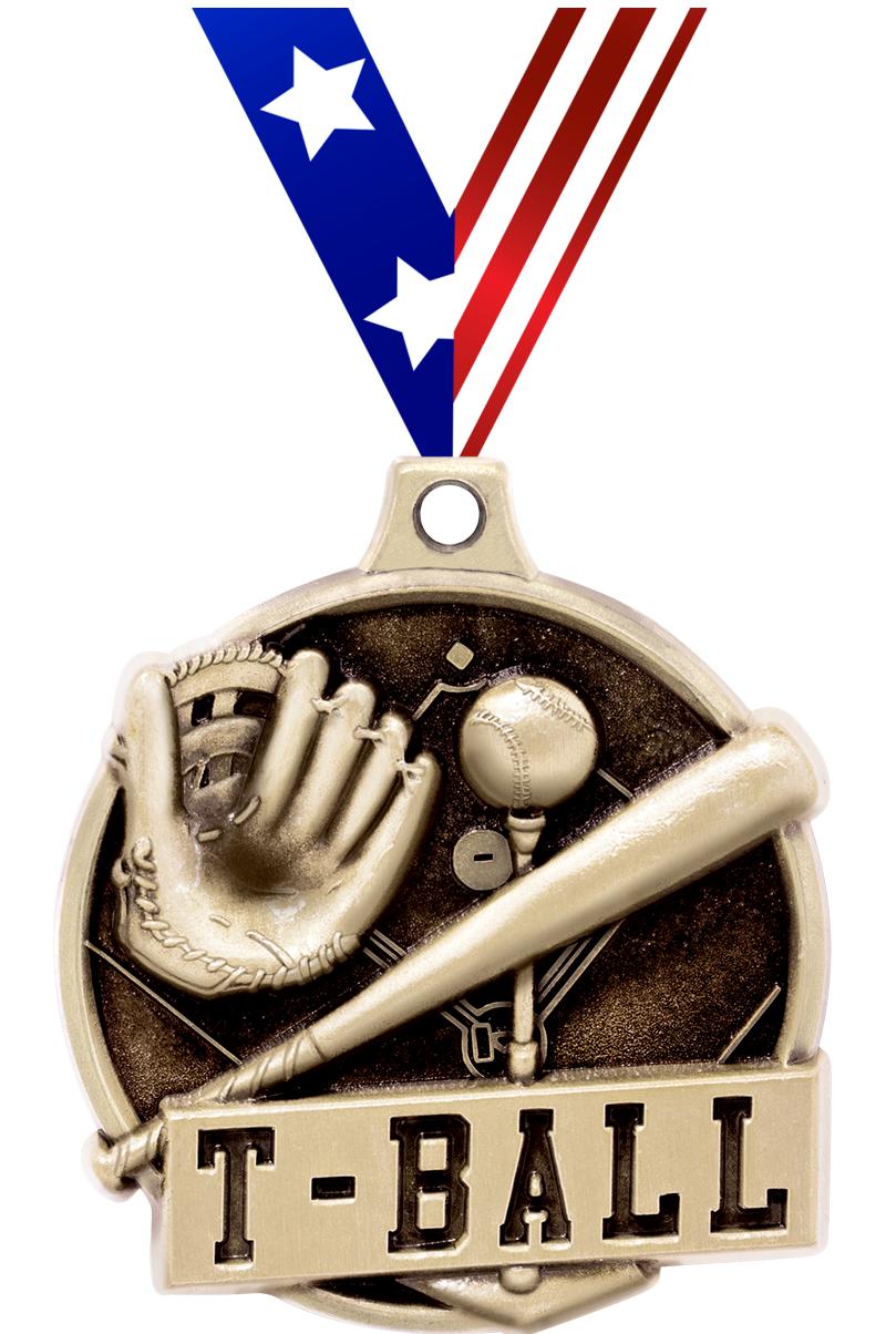 1.5" 3D CHALLENGER T-BALL GOLD