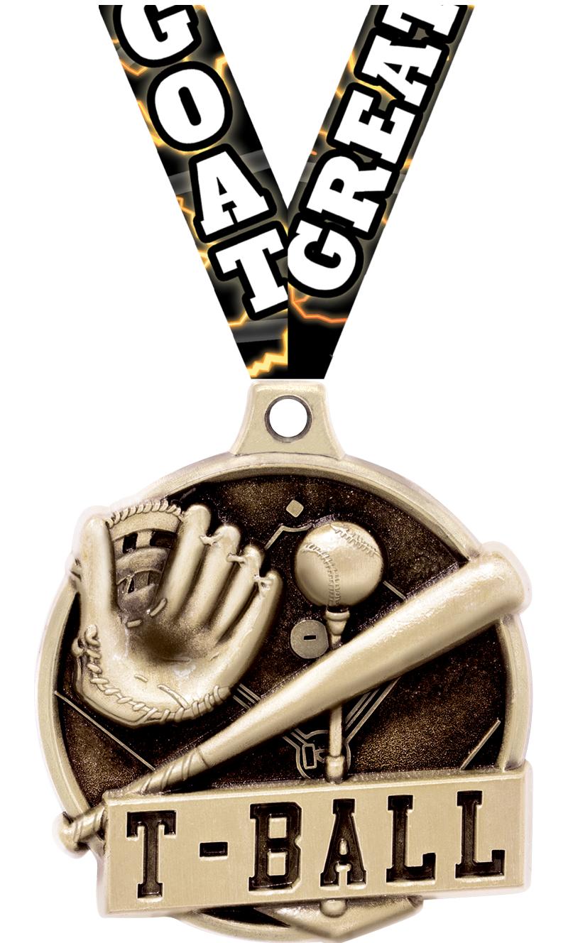 1.5" 3D CHALLENGER T-BALL GOLD