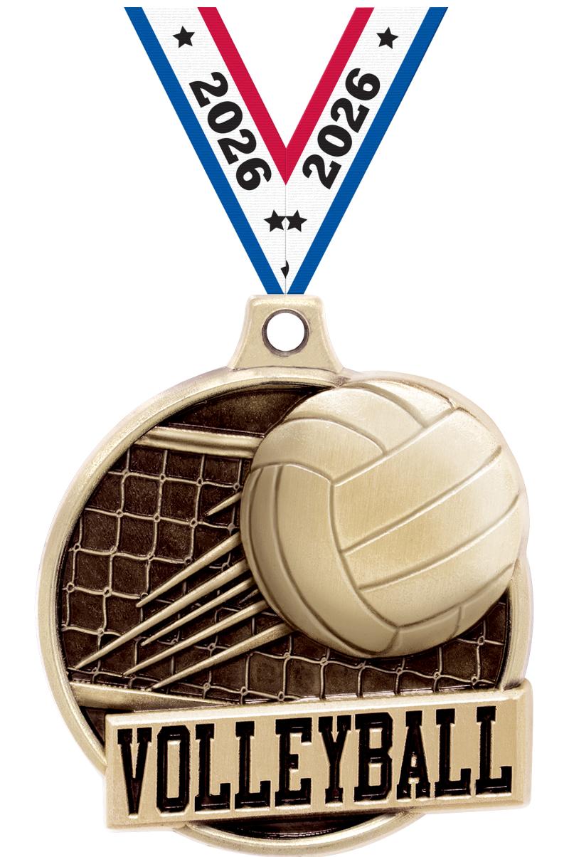 1.5"3D CHALLNGR VOLLEYBALL GD