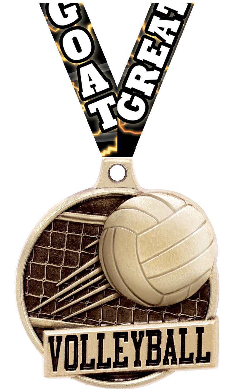 1.5"3D CHALLNGR VOLLEYBALL GD