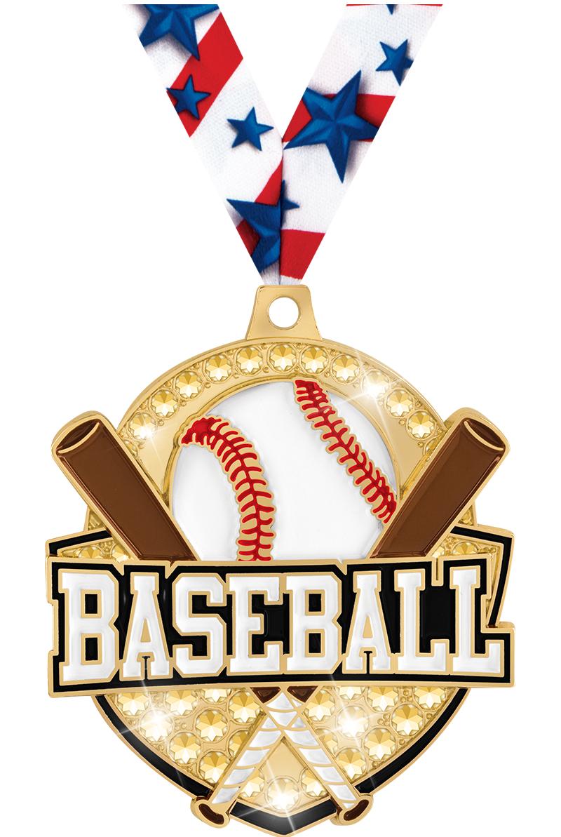 2.25" ROYAL BASEBALL MDL GOLD