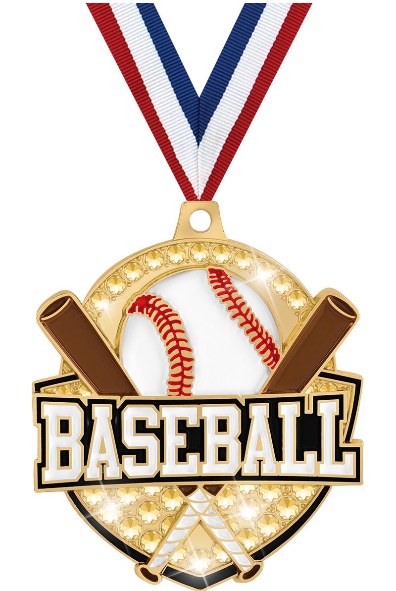 2.25" ROYAL BASEBALL MDL GOLD