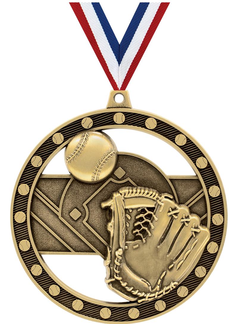 3"MASSIVE RIMZ BASEBALL GOLD