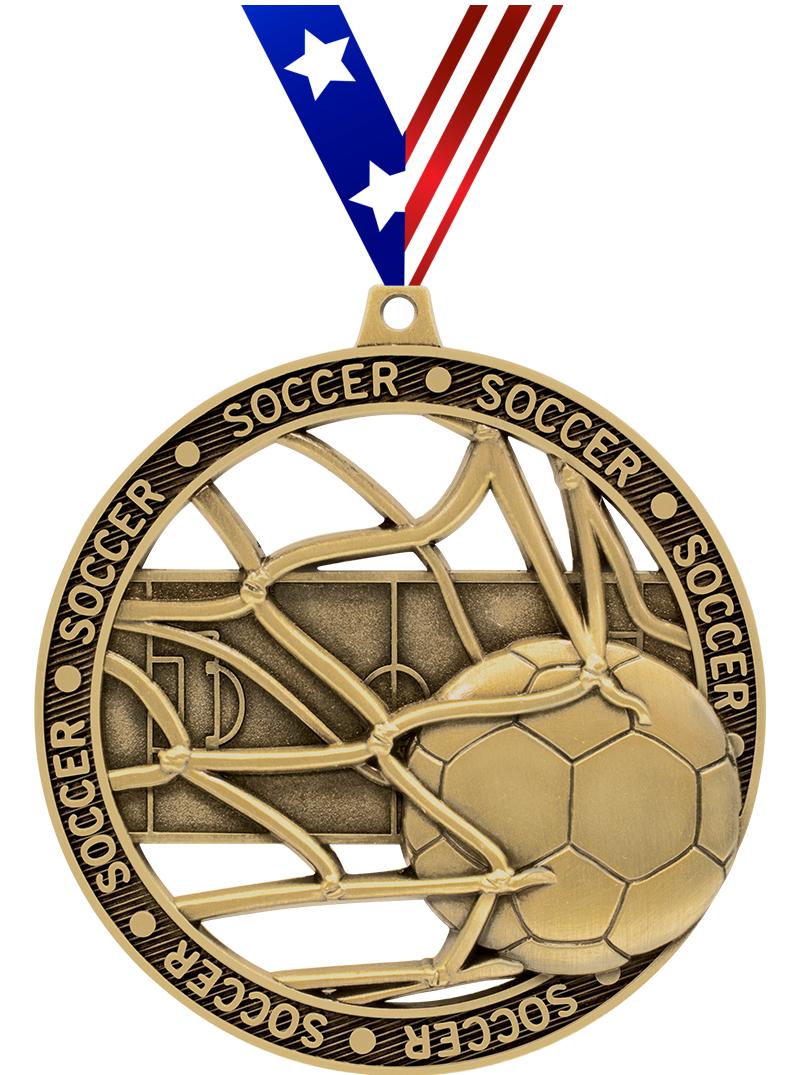 3"MASSIVE RIMZ SOCCER GOLD