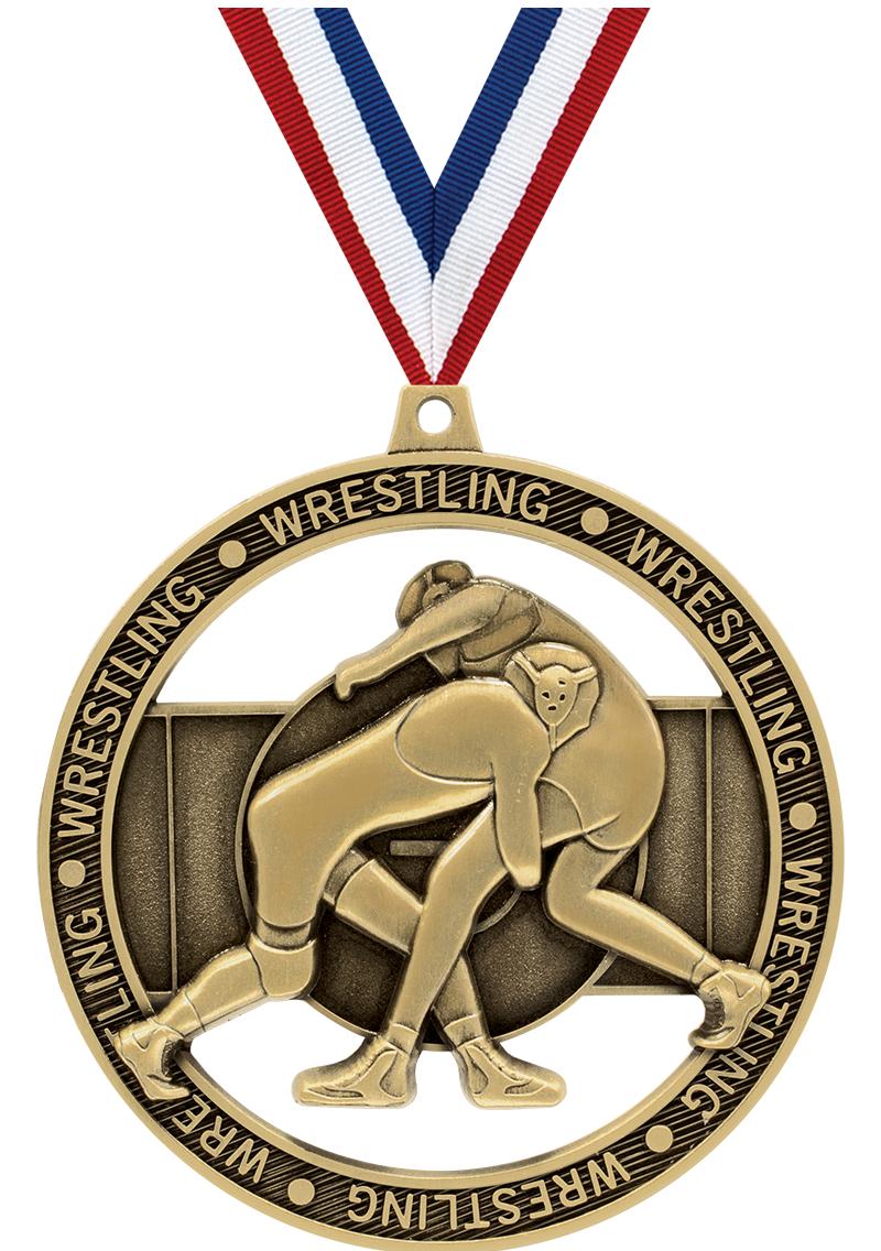 3"MASSIVE RIMZ WRESTLING GOLD