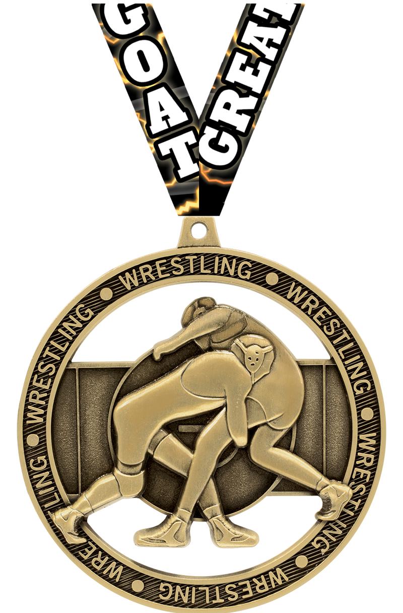 3"MASSIVE RIMZ WRESTLING GOLD