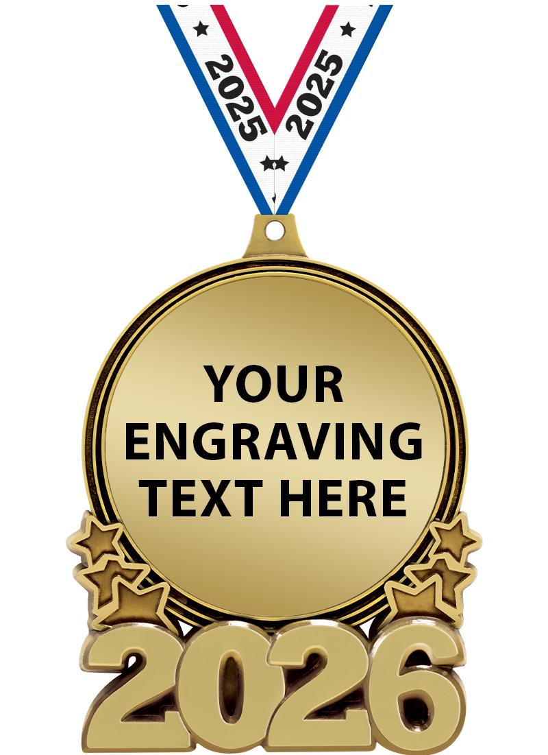 3" 2026 ETCHED PLT MDL GOLD