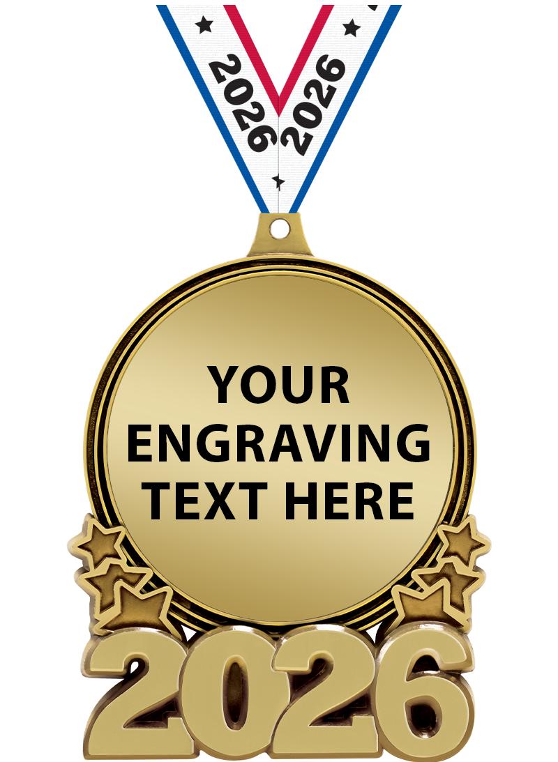 3" 2026 ETCHED PLT MDL GOLD