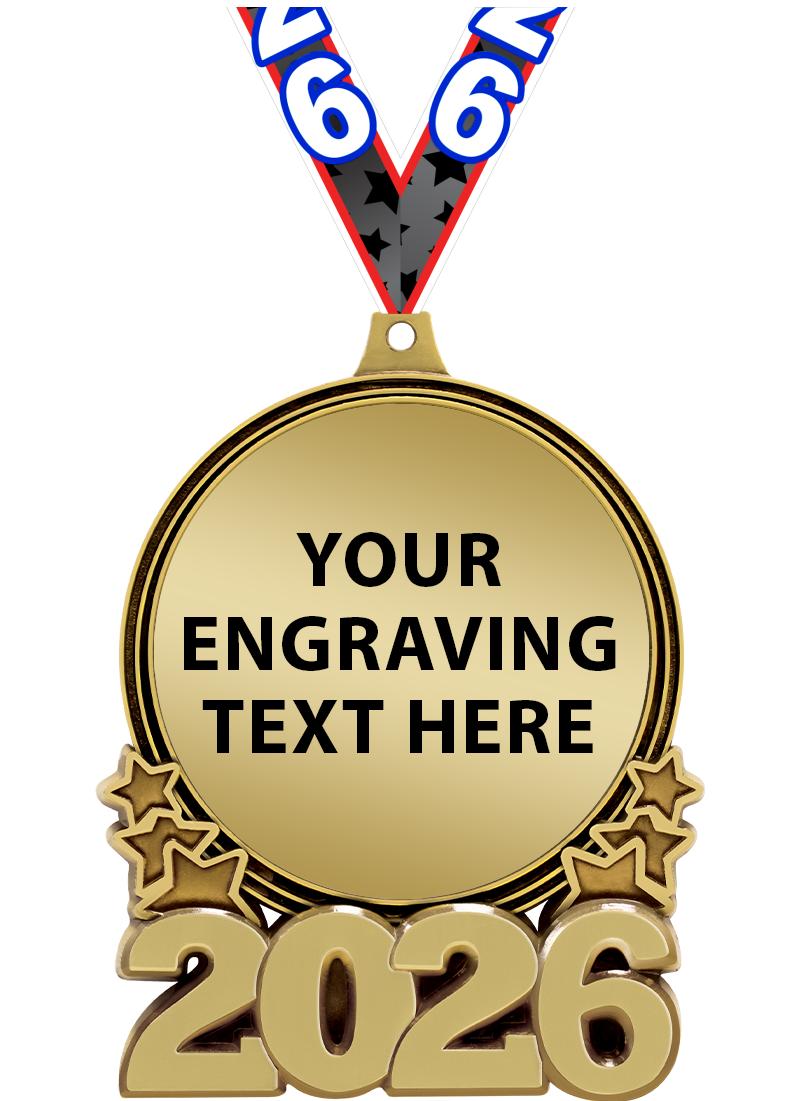 3" 2026 ETCHED PLT MDL GOLD