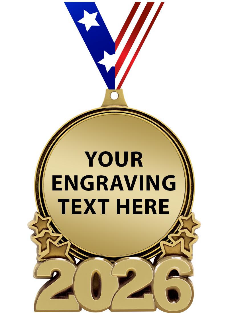 3" 2026 ETCHED PLT MDL GOLD