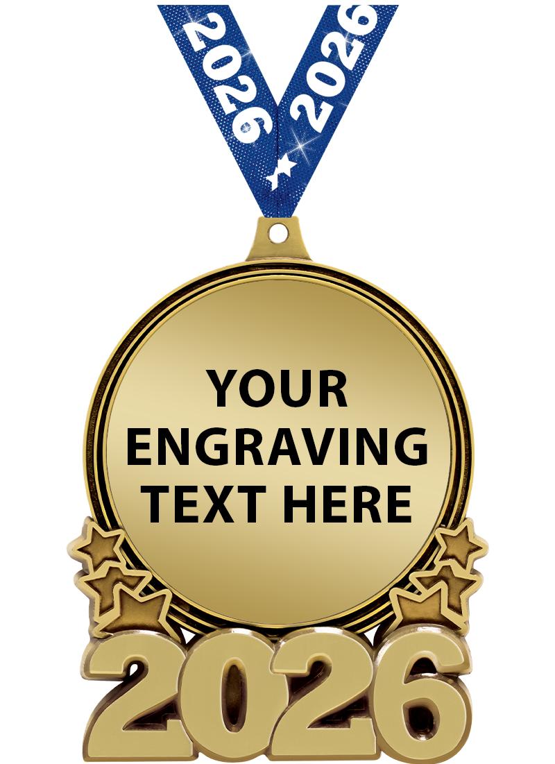 3" 2026 ETCHED PLT MDL GOLD