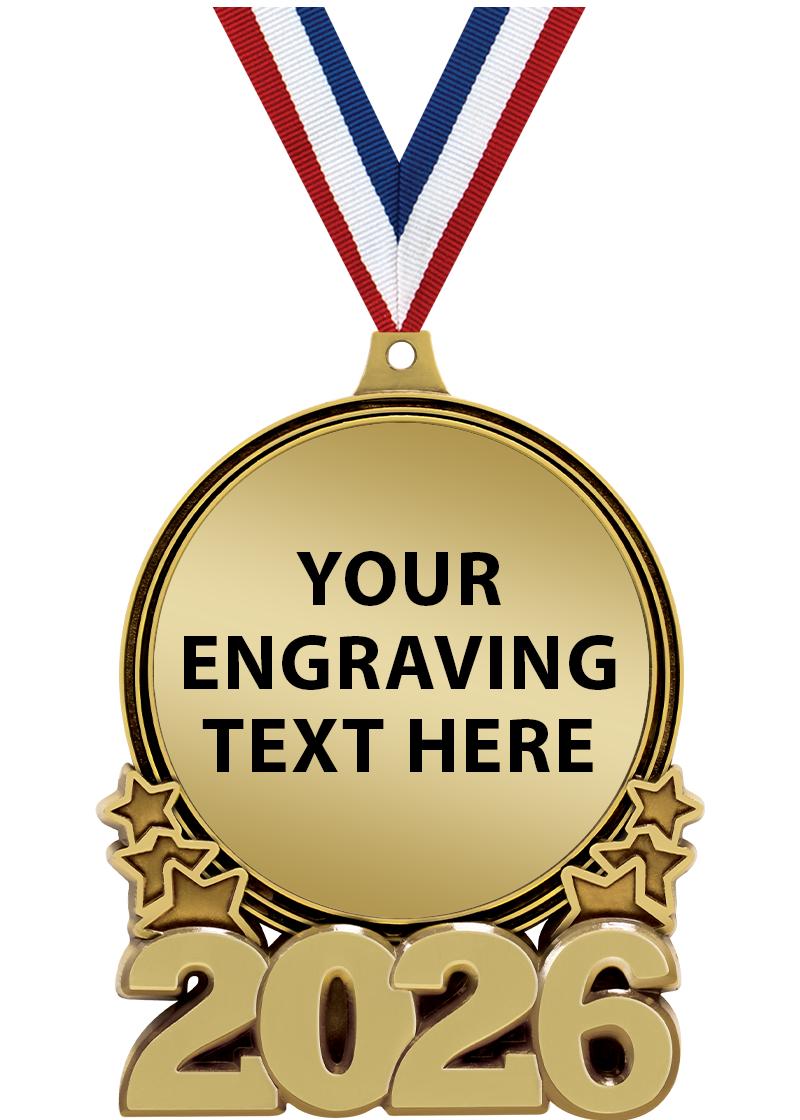 3" 2026 ETCHED PLT MDL GOLD