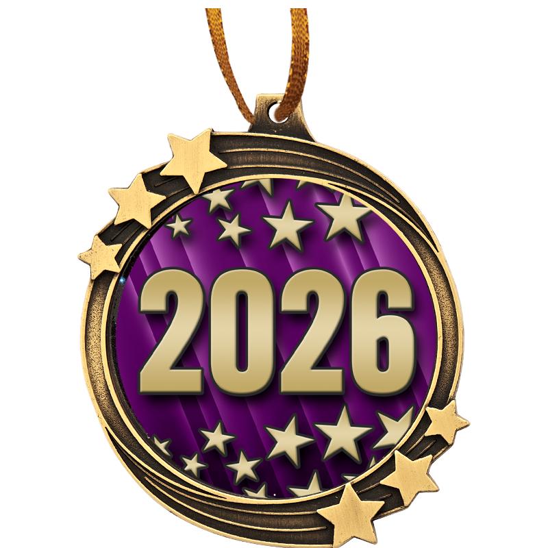 SHOOTING STAR  MEDAL ORNAMENT