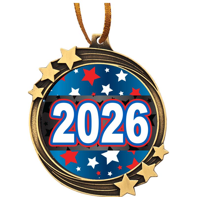 SHOOTING STAR  MEDAL ORNAMENT