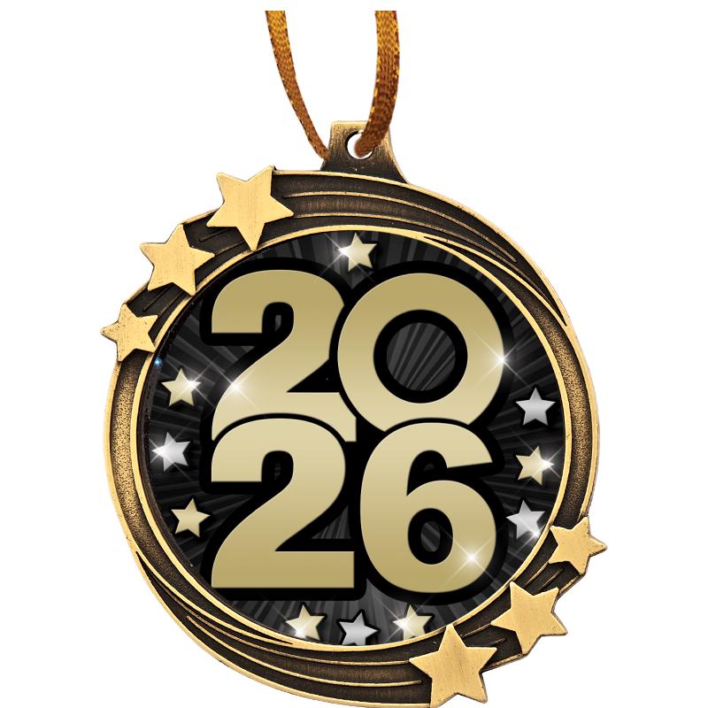 SHOOTING STAR  MEDAL ORNAMENT