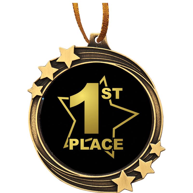 SHOOTING STAR  MEDAL ORNAMENT