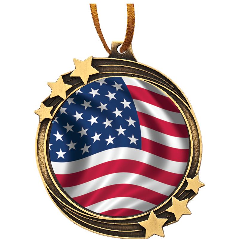 SHOOTING STAR  MEDAL ORNAMENT