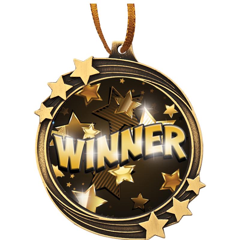SHOOTING STAR  MEDAL ORNAMENT