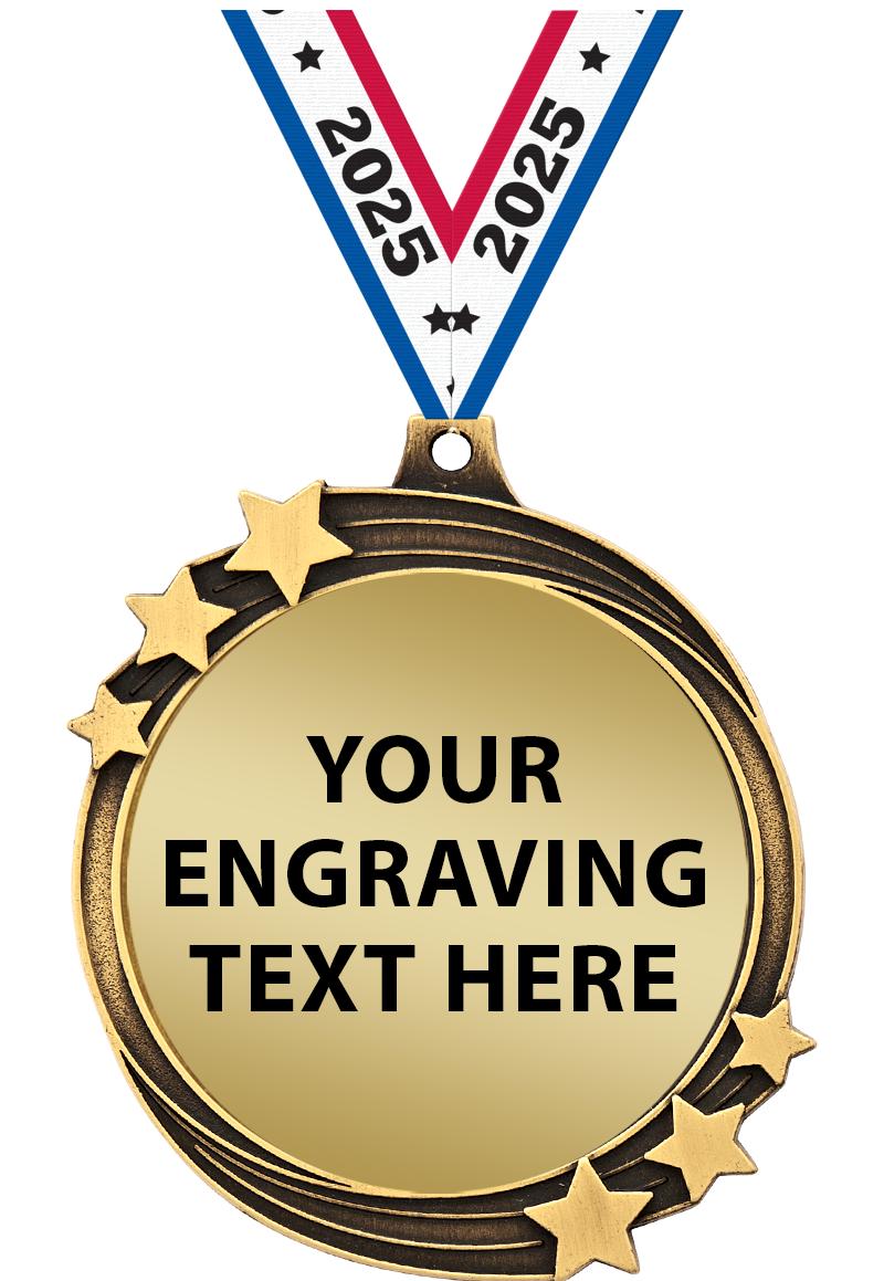 2.5" SHOOT STAR ETCH PLT MDL G