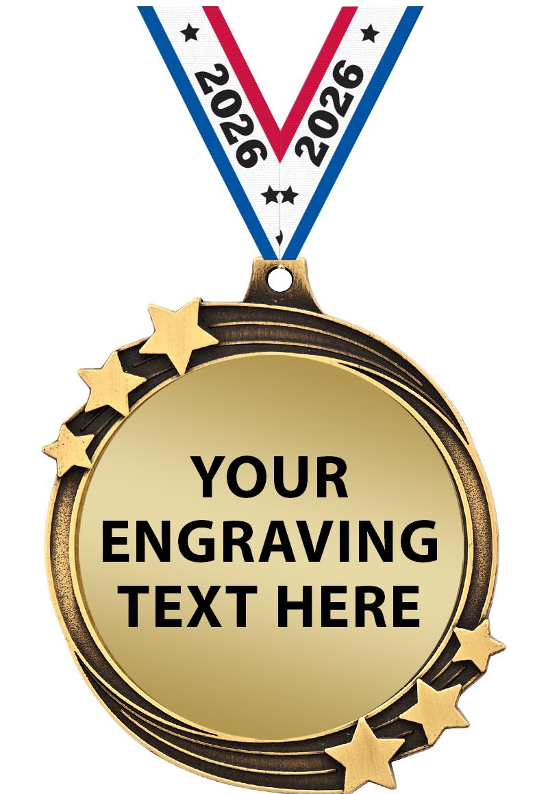 2.5" SHOOT STAR ETCH PLT MDL G