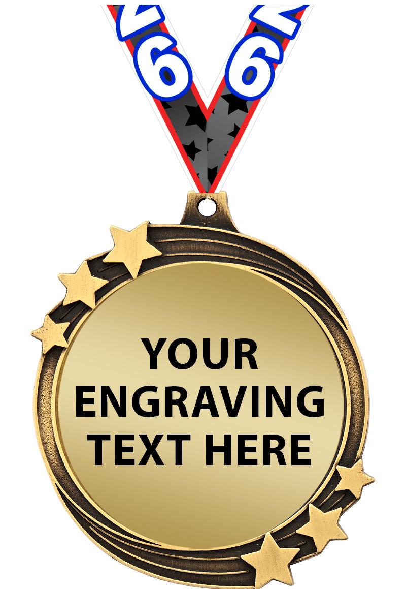 2.5" SHOOT STAR ETCH PLT MDL G