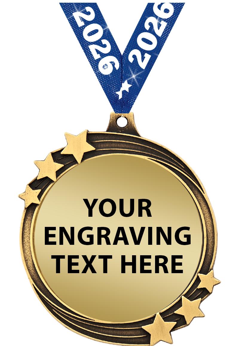 2.5" SHOOT STAR ETCH PLT MDL G