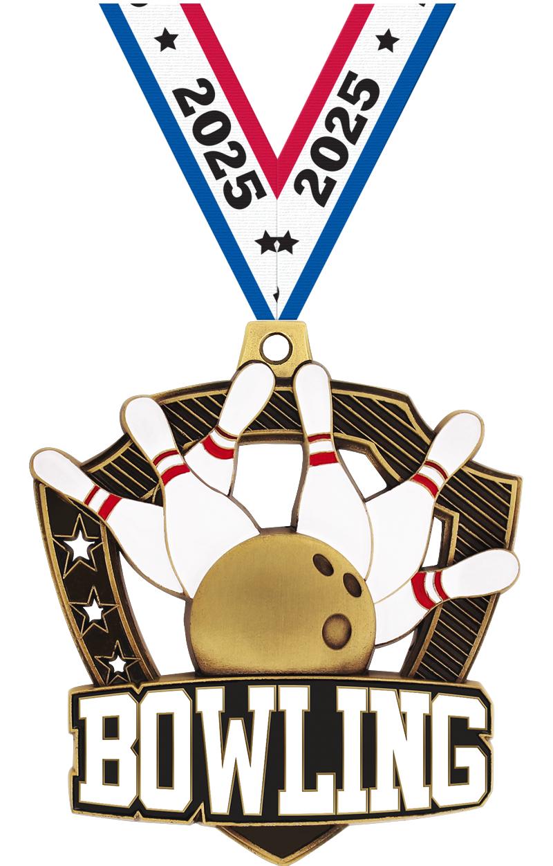 2.25" SHIELDZ BOWLING GLD