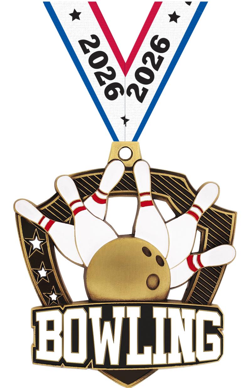 2.25" SHIELDZ BOWLING GLD