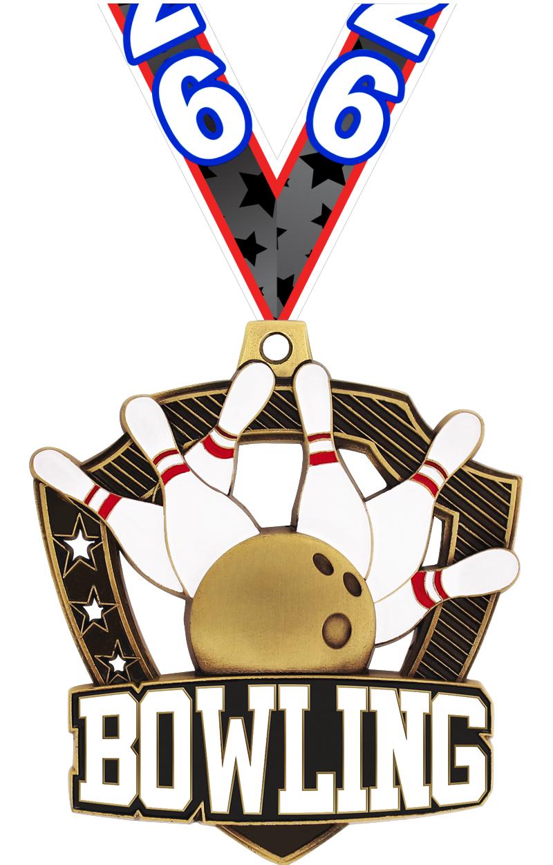 2.25" SHIELDZ BOWLING GLD